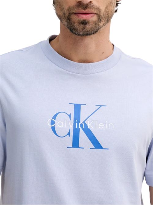 T-shirt con logo centrale Calvin Klein Jeans | LV04RB862GTKF